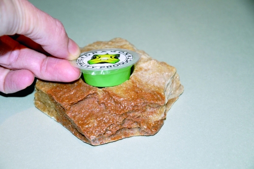 Jelly Food Rock Sand Stone - ca. 10,5 x 9,5 x 2,5 cm
