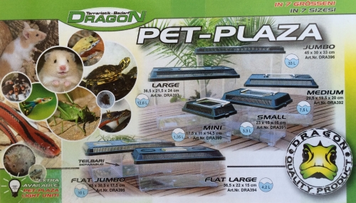 PET-PLAZA Kunststoffbox Small - 23x15x16 cm
